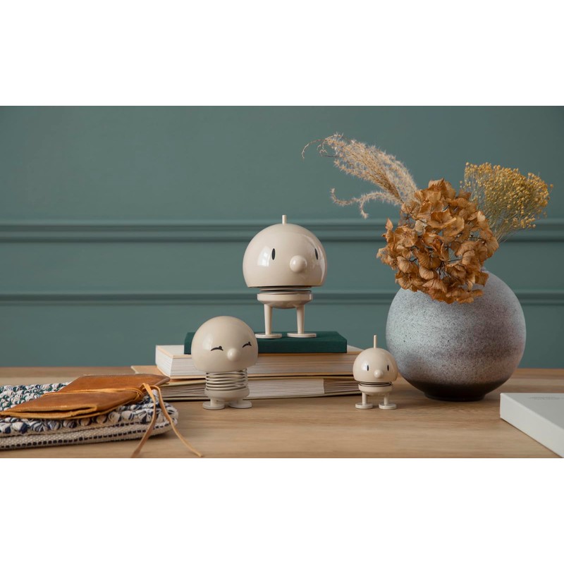 Hoptimist - Small Bumbel - Latte/White - Plastic - (DxH)