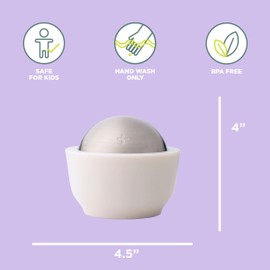 Chef'n Dash Salt Cellar with Flip Top Cover, Coconut