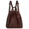 Samantha Look City 017743 Women's Genuine Leather Backpack, brown