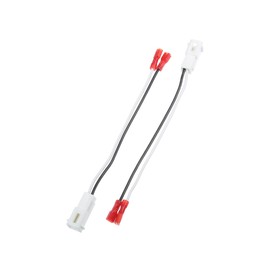 Partuto Front/Dash Tweeters Speaker Wiring Harness Adapter Connector Plug for Dodge for Ram 1500 06-21 for Jeep Cherokee/Car Speaker Wiring Adapter/Plastic/2Pcs / White Replacement