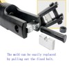 AMZCNC Industrial Hydraulic Cable Lug Crimper 16 Ton 9 AWG