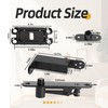 Black Self Closing Pivot Hinge Heavy Duty Hidden Hinges for