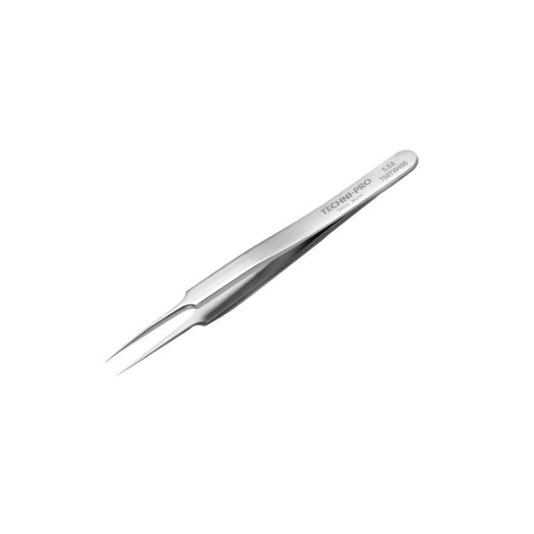 Techni-Pro 758TW486 - High Precision Tweezers, Style 5, Anti-Acid/Anti-Magnetic, Stainless
