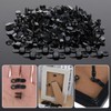 Xindojuz 120 PCS Picture Frame Backing Clips, Black Pictures Frame