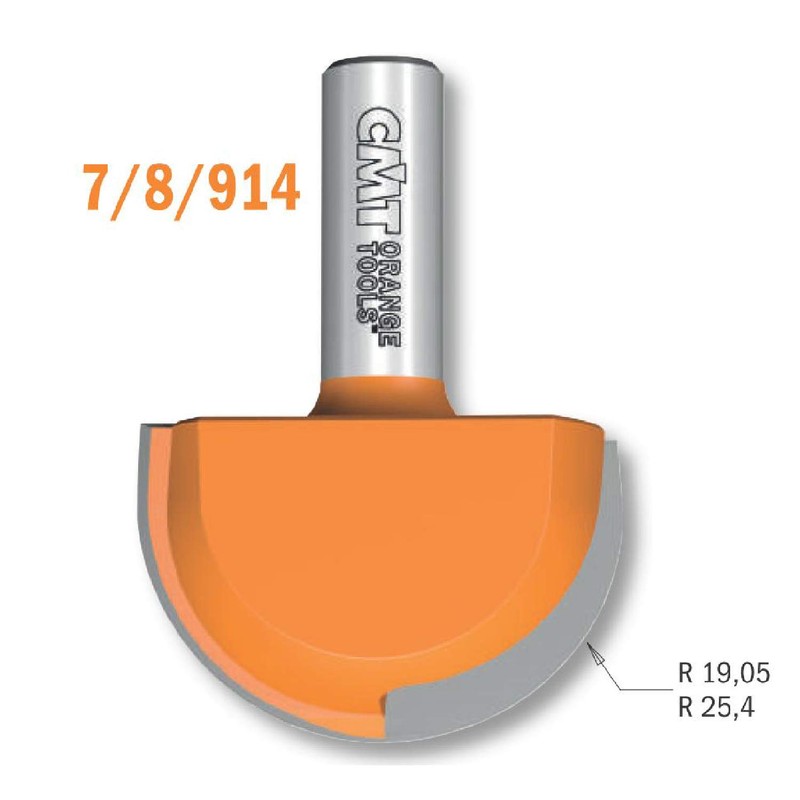 CMT Orange Tools 914,690.11-fresa Radio Convex HM S D R