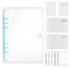 Mairearn A6 Sealing Book, Clear Binder, 6 Holes, 1 and