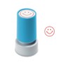 Round Teacher Stamp for Classroom - Smiley FACE Self-Inking Stamp-