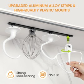 AIEVE Metal Stand Mixer Attachment Holder Compatible with Kitchenaid Mixer Accessories, for Storage Organize Your Kitchen Aid attachments