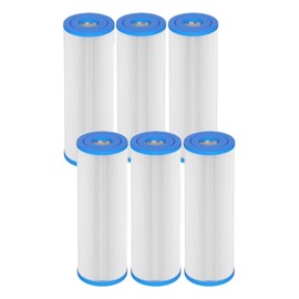 20 Micron 10" x 2.5" Water Filter Replacement Pleated Sediment Filters for Well Water, Universal Replacement for RO Unit, Fits Ice Pod Cold Plunge Water Chiller, Cold Plunge Filters (6 Pack)