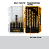 DEWALT 14 Piece Titanium Nitride Jobber Length Twist Drill Bit