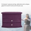 3 Layers Portable Jewelry Earrings Rings Bracelet Necklace Box Organizer