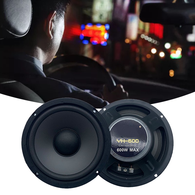 2PCS Coaxial Speakers 6.5in Universal Audio Stereo Music High Sensitivity