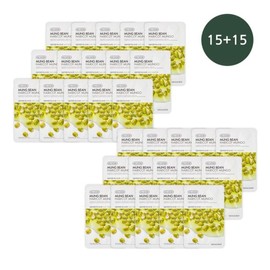 The Face Shop 1일1팩  더페이스샵 갈아만든 녹두 마스크시트 30매 1 Day 1 Pack The Face Shop Replaced Mung Bean Mask Sheet 30 Sheets