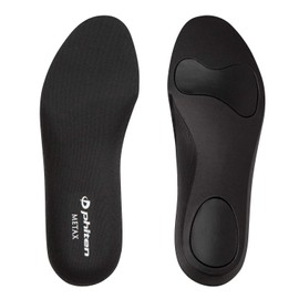 phiten 0420TI464005 Insole, Cup Type, Metax, US Men's Size 10.5 - 11 (26.5 - 28.0 cm), Black