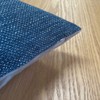 Gold Cushion Cover Solid Color (Semura Mid Blue, 45x45cm)