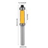 Flush Trim Bit 8 mm Flush Cutter Set with Shaft