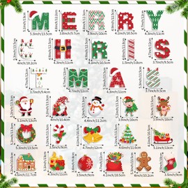 45 Pcs Christmas Cutouts Christmas Bulletin Board Decorations Xmas Paper Cut Outs for Winter School Classroom Christmas Candy Party Supplies
