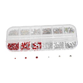 Baluue Nail Art Rhinestones Kit Gems for Professional Manicure Enthusiasts Nail Decorations Sparkling Rhinestones for Stunning Designs