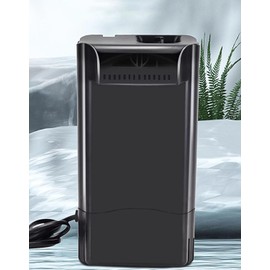 PUEUTU Upgraded Turtle Tank Filter Adjustable Internal Aquarium Filters Quiet Reptile Waterfall Filter 3-Stage Bio-Filtration Low Water Level for Reptile Shrimp Frog