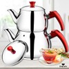 Hakan Stainless Steel Double Bondy Tea Pot Set with Self