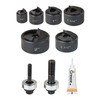 UTZIKO 1/2" Conduit Knockout Punch Unit with Manual Draw Stud