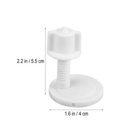 Cabilock 2 Piezas Tornillos para Asiento de Inodoro Tuercas Pernos Hardware de Montaje para Inodoro Asientos de Baño para El Hogar Accesorios Plástico 39X39 Mm