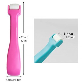 SagaSave 1 Piece Press Wheel Press Seam Press Sewing Roller Tool for Quilting, Sewing, Printing, Ink, Wallpaper, Home Decoration (Red)