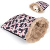Barklincharm Cat Bed Cave Sleeping Bag, Soft Plush Cats Sack,
