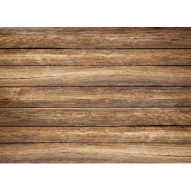 LYCGS 7x5ft Brown Wood Backdrop Retro Wood Wall Photography Background Birthday Party Banner X-371