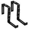 Gatuida 1 Set Railing Flower Pot Bracket Outdoor Flower Planter