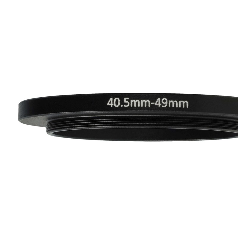 vhbw 40.5mm to 49mm Step Up Ring Adapter for Camera