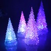 8pcs Light Up Christmas Changing Tabletop Decoration Xmas Night Light