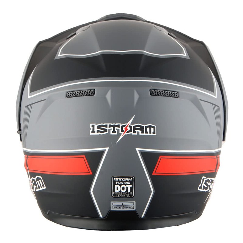 1Storm New Motorcycle Modular Flip up Full Face Helmet Dual