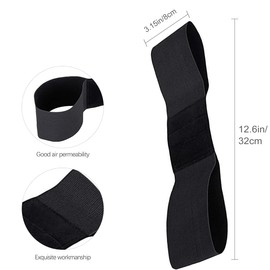 WADY Pro Golf Swing Arm Band Trainer, Golf Swing Connection Band for Beginners, Swing Correcting Arm Band Training Aid to Improve Golf Swing Consistency & Posture (Black)