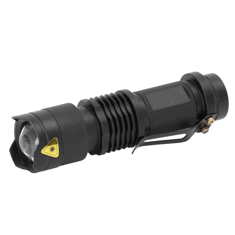 LED Flashlight 1 Mode Retractable Waterproof Handheld Lamp for Hunting