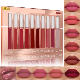 Cakaila Brillo De Labios Color Nude, 10unidades, Pintalabios
