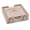 Widdle Gifts Christmas Gingerbread Coasters Design Christmas Wooden Set of