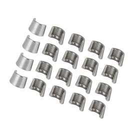 Motoforti 20pcs 8mm Valve Stem Diameter Hardened Valve Keeper Locks Steel Race Locks for GY6-125 Long-lasting