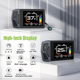 Varstrom EBike Display: 2.4" Ebike Screen for Tong-Sheng Mid Motor