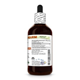 Safflower (Carthamus Tinctorius) Dry Petals Glycerite, Made in Hawaii, All Natural, Vegan, Lab Tested Alcohol-Free Liquid Extract - 4 fl.oz