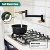 Heyalan Pot Filler 19 Inch Wall Mount Folding Stretchable Kitchen