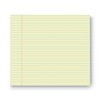 Universal Glue Top Writing Pads, Narrow Rule, LTR, Canary, 50-Sheet