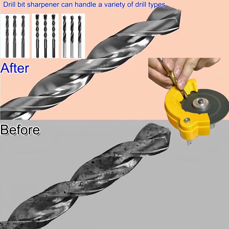 FeBohao Drill Bit Sharpener Accessories Angle Grinder Drill Bit Set