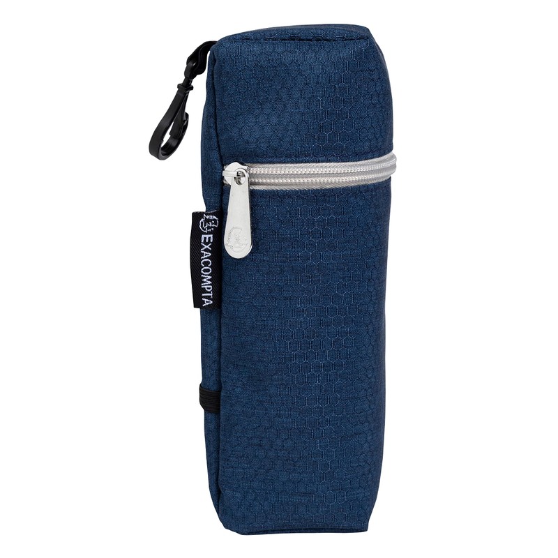 Exacompta 52790E Bee Blue Polyester Honeycomb Pencil Case Convertible into