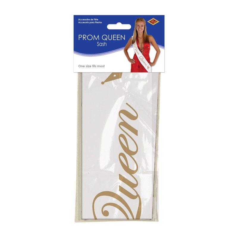 Beistle Prom Queen Satin Sash