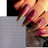 Star Nail Decals - 6 Sheets in Gold, Silver, White,