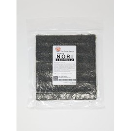 The Coral Ranch - Premium Nori Seaweed - 50 Sheets - Resealable Pack - Food for Marine Fish, Tangs, Butterfly Fish, Angelfish. (150 Gram) / 5.29 oz