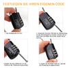 NBYT 3 Digit Combination Lock Steel Wire Diameter 3mm Suitable