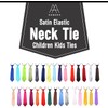 AAMERA Kids Elastic Neckties, Toddlers, Boys, Girls, Preschoolers, Weddings, Birthdays,