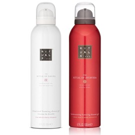 Rituals of Sakura Shower Gel Cherry Blossom & Ayurveda Indian Rose Shower Gel 200ml